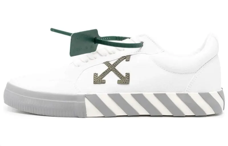OFF WHITE Vulc Low Canvas White Khaki Grey FW22