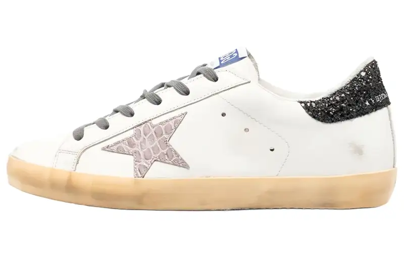Golden Goose Superstar White Light Pink Black Women's