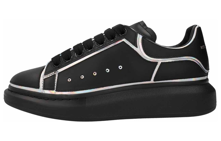 Мужские кеды Alexander McQueen Oversized Sneaker (черные)