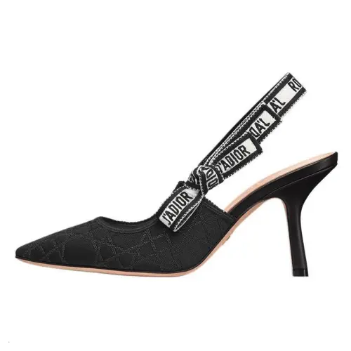 DIOR J'Adior Slim Heel High Heels 8.5cm Women's Black