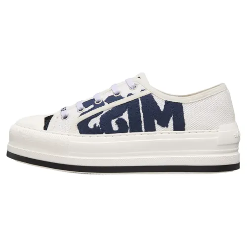 DIOR Walk'n'Dior Platform Shoes Low top Skateboard Shoes 3.5cm Women's White
