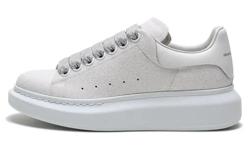 Alexander McQueen Oversized Silver Galaxy Glitter Women's
