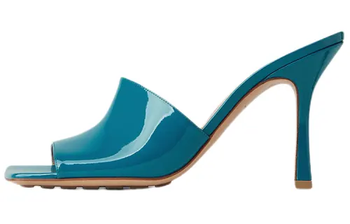 Bottega Veneta Stretch Slide Slippers Women's Blue