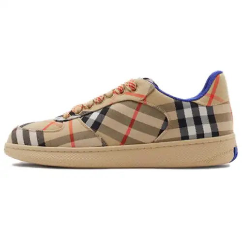 Burberry Terrace Low top Skateboard Shoes Women's Brown