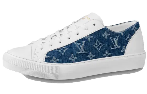 LOUIS VUITTON Tattoo Athletic Shoes Unisex Blue White