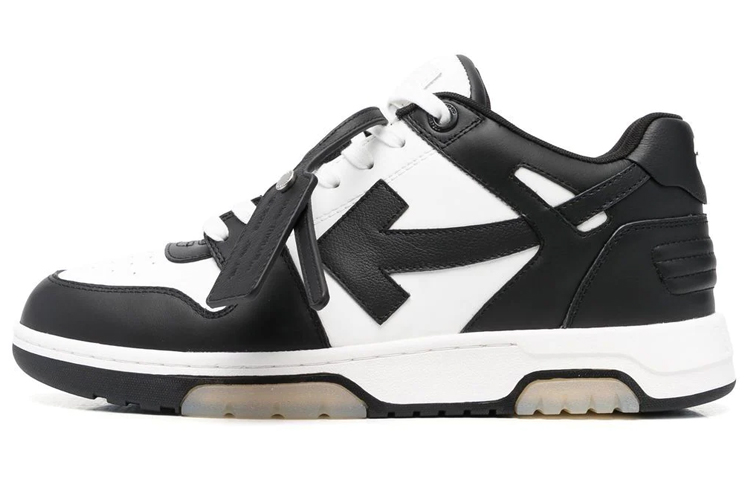 Женские кеды OFF-WHITE Out of Office (черно-белые)