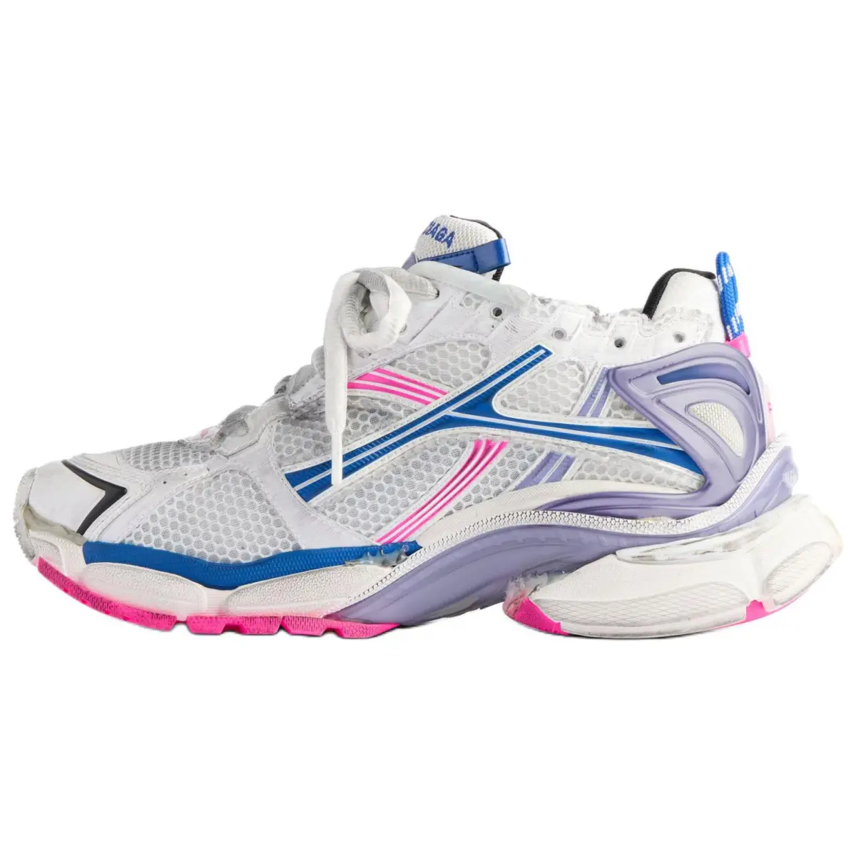 Balenciaga Runner Low top Casual Shoes Women's Light Purple