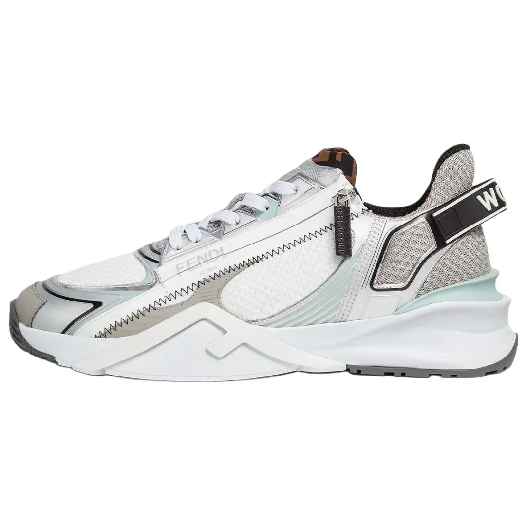 FENDI Flow Lace Up Sneakers