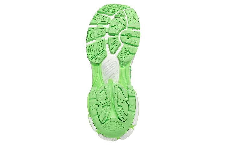 Мужские кроссовки Balenciaga Runner (бело-зеленые) — фото 5