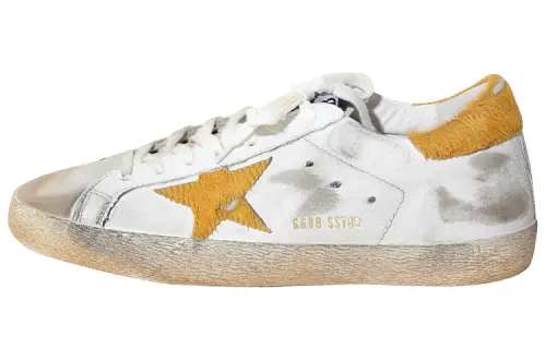Golden Goose Super Star Low top Stylish Skateboarding Shoes Women's White