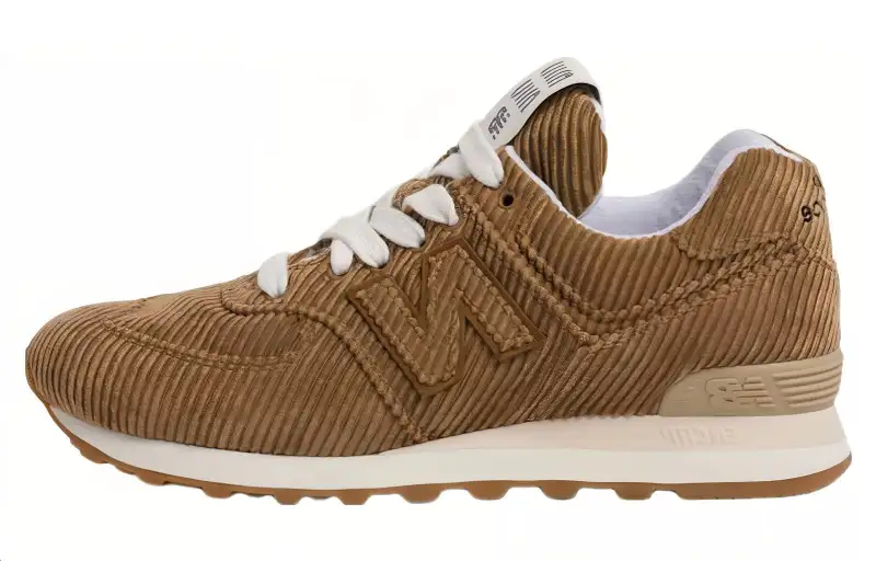 New Balance x MIU MIU NB 574 Split Suede Low top Casual Shoes Women's Cinnamon