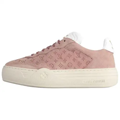 LOUIS VUITTON Groovy Low top Skateboard Shoes Women's Pink