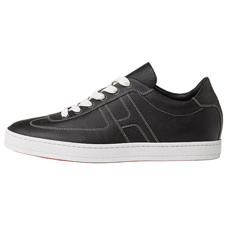 HERMES Boomerang Low top Skateboard Shoes Men's Black