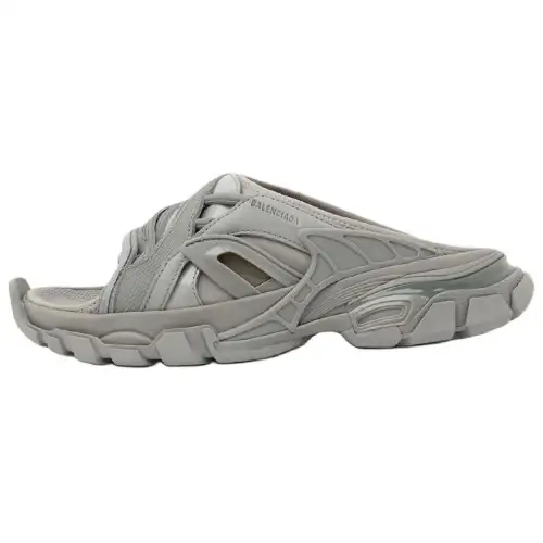 Balenciaga Track 1.0 Slide Slippers Women's Gray
