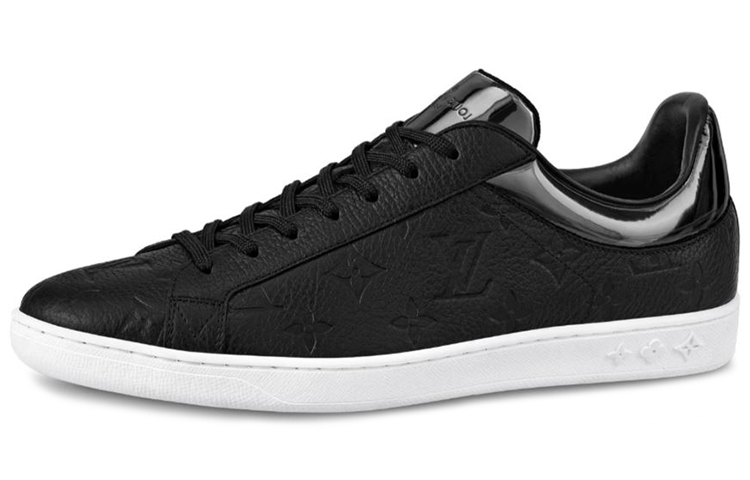LOUIS VUITTON Luxembourg Sneakers 'Black Logo Monogram'