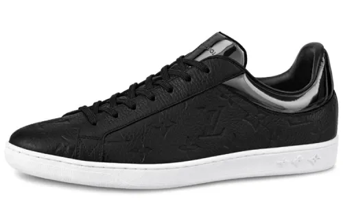 LOUIS VUITTON Luxembourg Sneakers 'Black Logo Monogram'