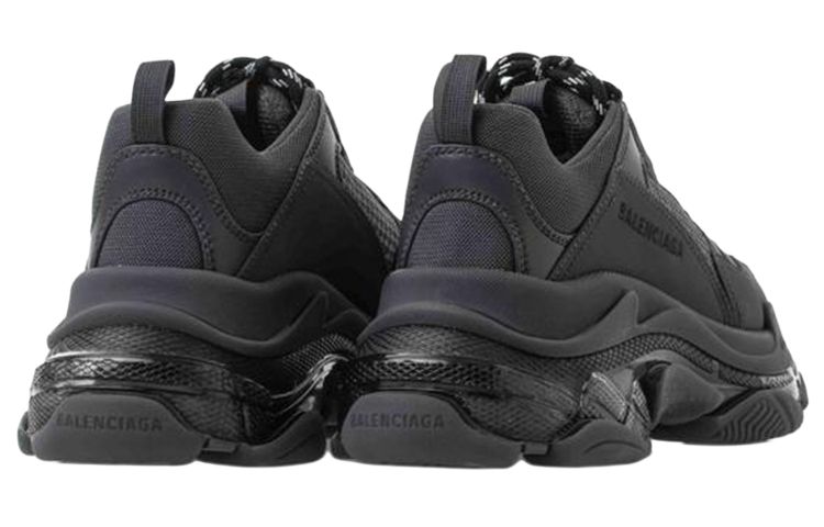Женские кроссовки Balenciaga Triple S (темно-синие) — фото 5