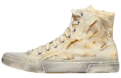 Balenciaga Women's Paris High 'Destroyed - White'