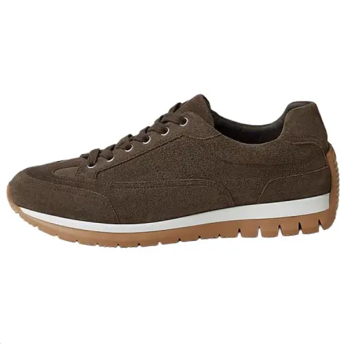 HERMES Libera Low top Casual Shoes 3.5cm Men's Bark Color