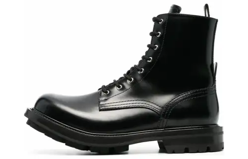 Alexander McQueen Worker Combat Boots