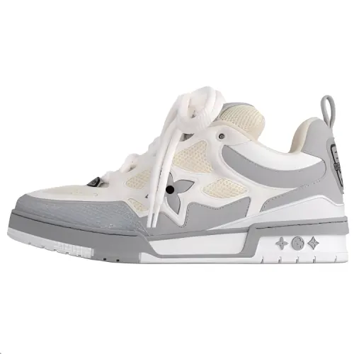 LOUIS VUITTON Skate Low top Skateboard Shoes Women's Gray