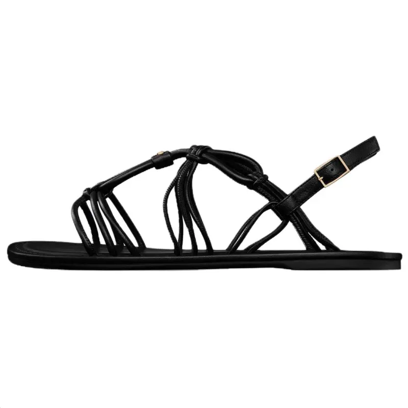 DIOR Dioriviera D Sand One Strap Sandals Women's Black