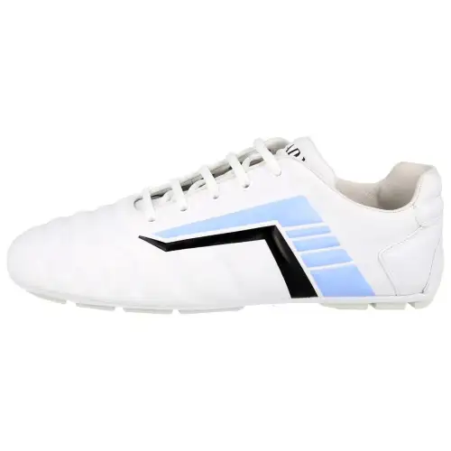 PRADA Rev Lace Up Sneakers 'White Blue' Women's