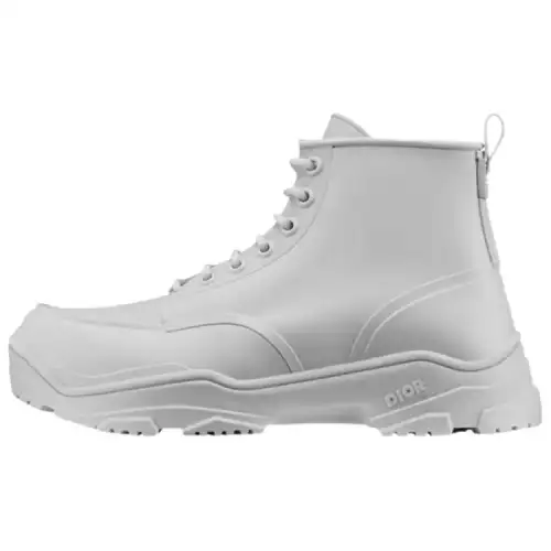 DIOR Ankle Length Combat Boots Men's White