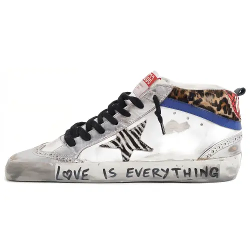Golden Goose Midstar Leather Low top Skateboard Shoes Women's