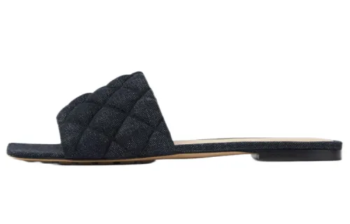 Bottega Veneta Padded Quiet Slide Slippers Women's Indigo