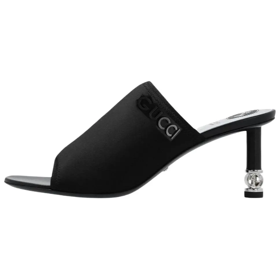 GUCCI Slide Slippers Women's Black