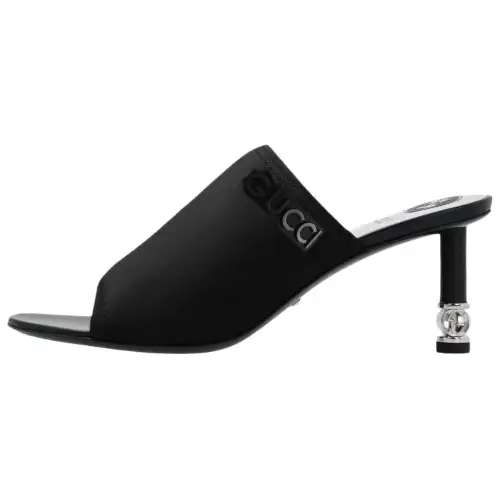 GUCCI Slide Slippers Women's Black