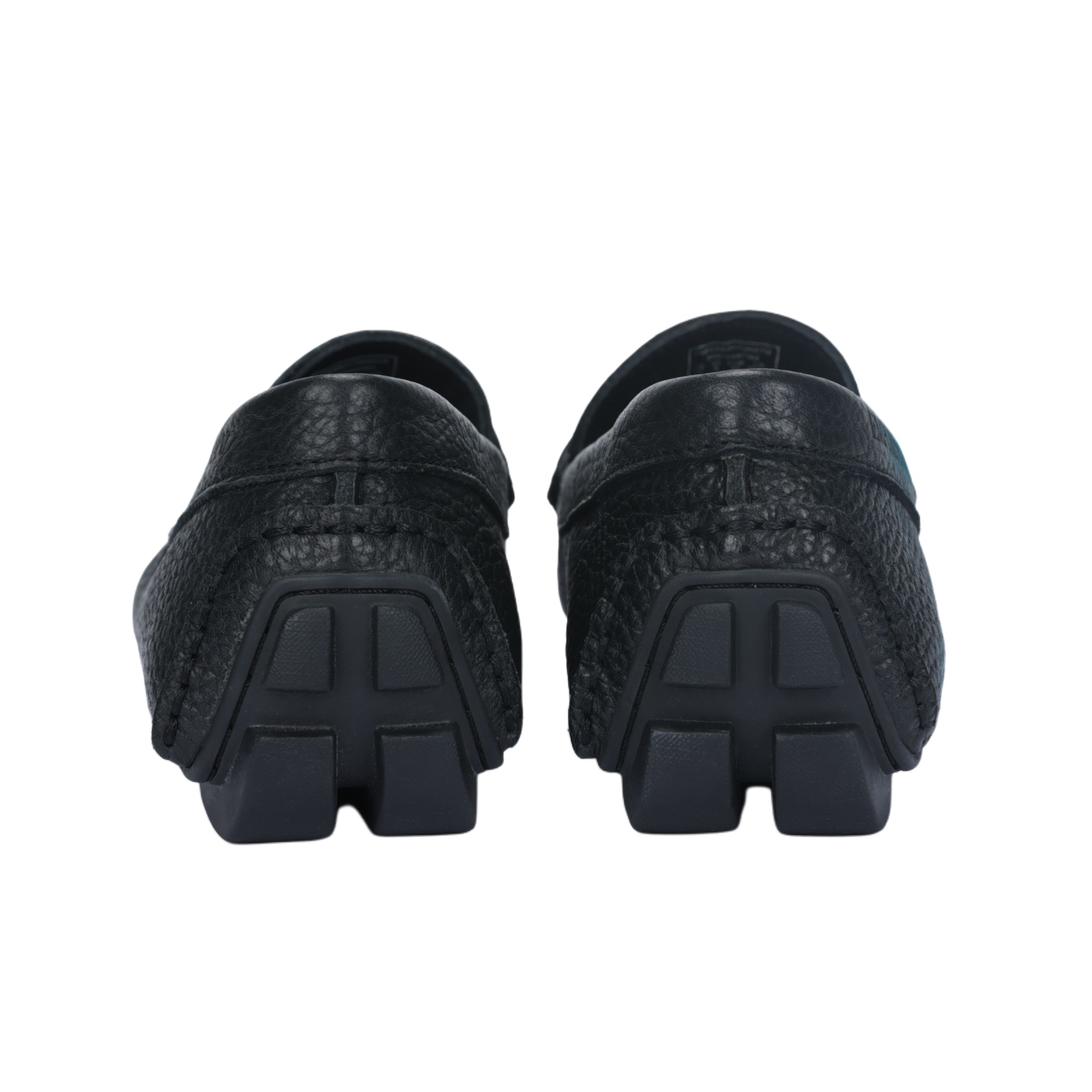 EMPORIO ARMANI Leather Men's Casual Shoes Men's Black