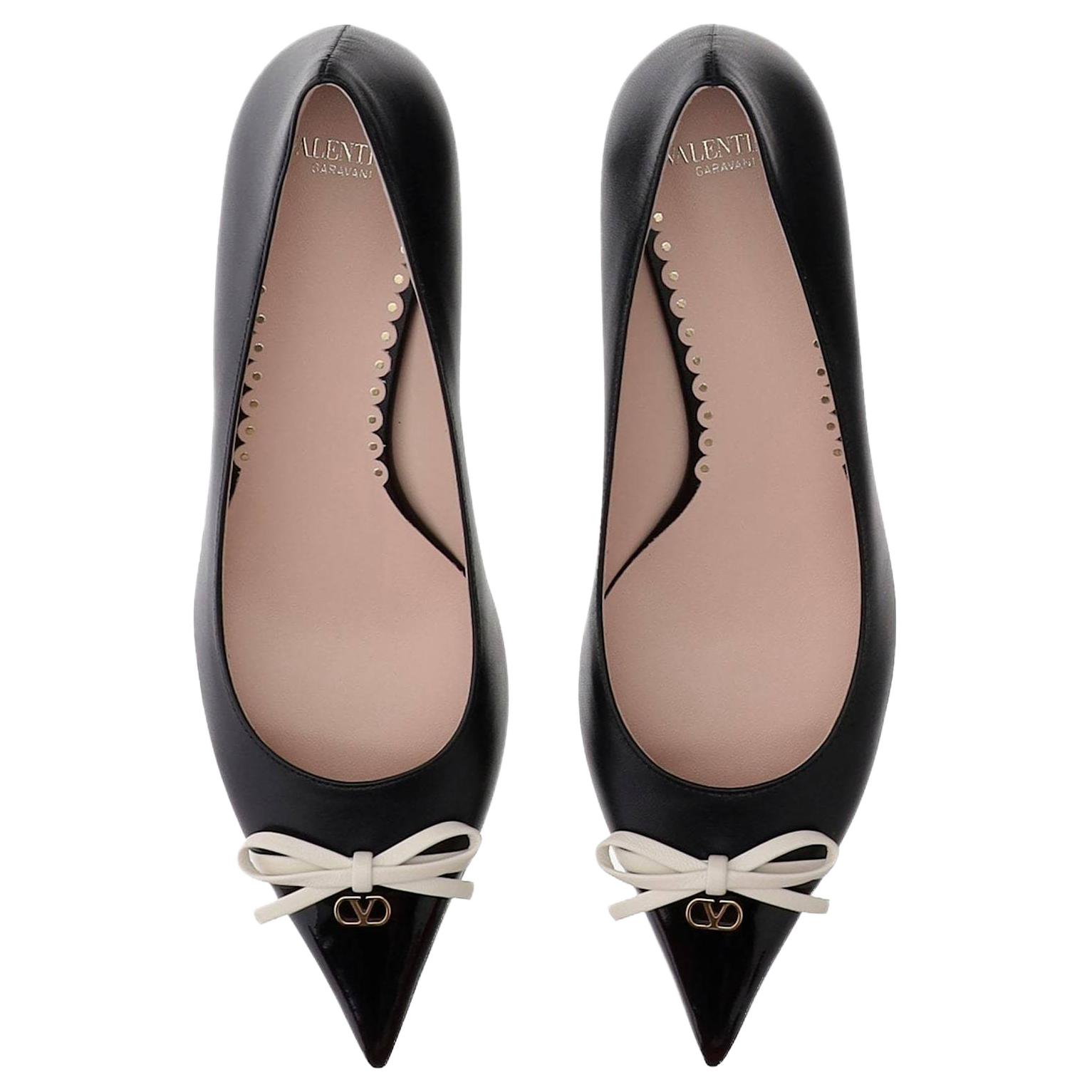 Женские туфли Valentino (черные) — фото 4