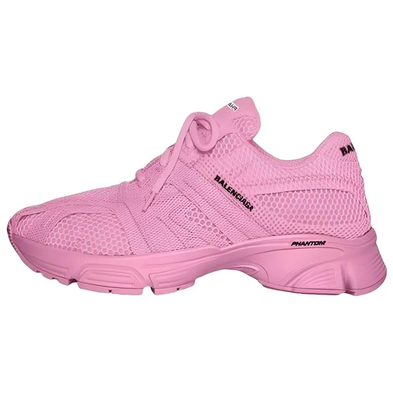 Balenciaga Phantom Fabric Low top Casual Shoes Women's Pink