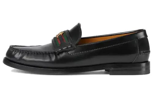 GUCCI Loafers Men's Black