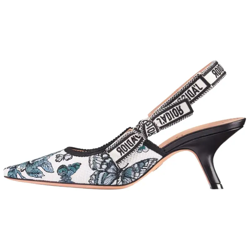 DIOR Slim Heel High Heels 6.5cm Women's Blue