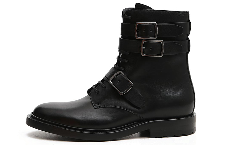 SAINT LAURENT Army Ankle Boots Women's Black