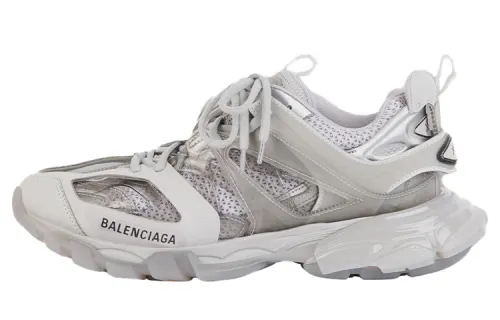 Balenciaga Track Clear Sole Daddy Shoes Grey/White