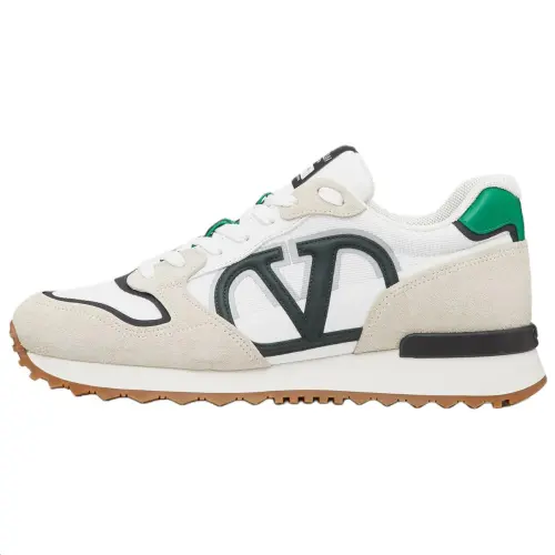 Valentino Vlogo Low top Sports Casual Shoes Men's White Green