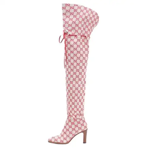 GUCCI GG Canvas Over-the-knee Boot