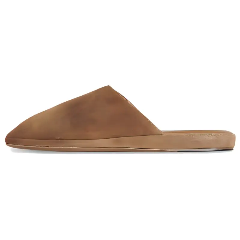 THE ROW Closed Toe Slippers Women's Chestnut