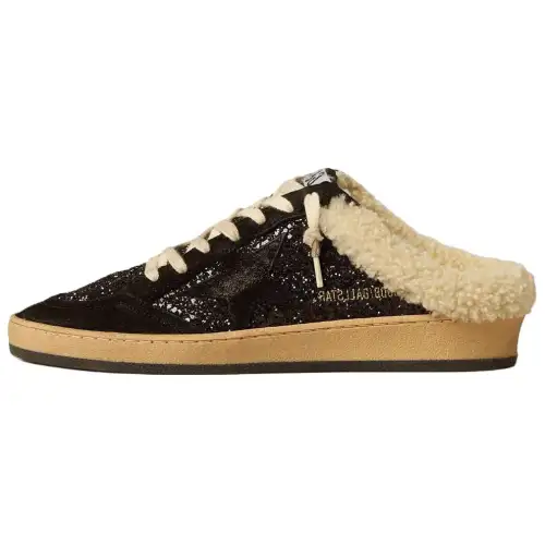 Golden Goose Ball-Star Sabot Suede Slip-on Sneakers
