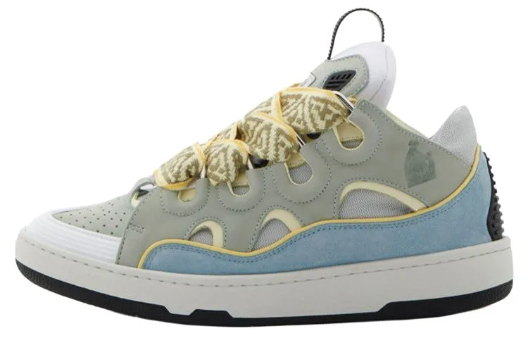 Lanvin Curb Sneakers Blue Grey Women's