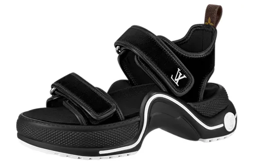 LOUIS VUITTON Archlight Beach Sandals Women's Black