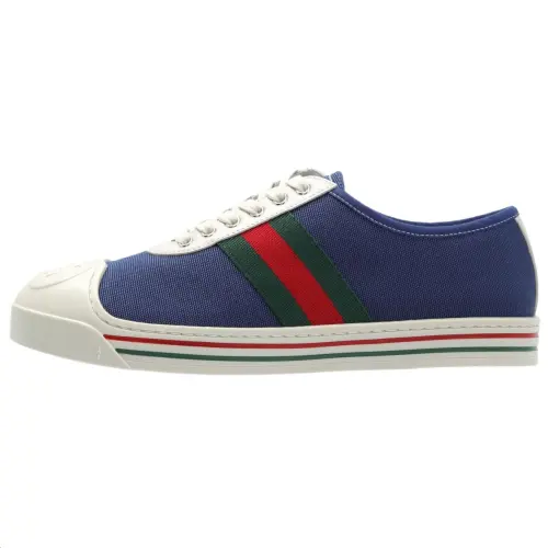 GUCCI Low top Skateboard Shoes Women's Blue