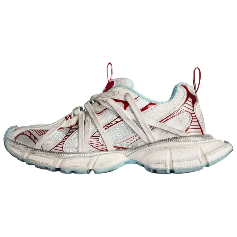 Balenciaga 3XL Extreme Laces B Low top Chunky Sneakers Men's Beige