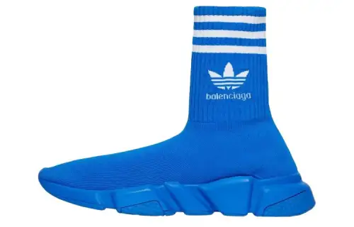 Balenciaga X Adidas Speed Trainer Blue White Women's