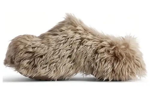 Balenciaga X Crocs Faux-fur Mules