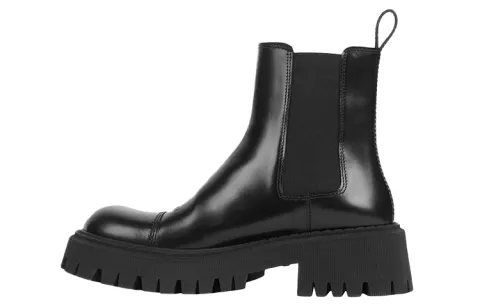 Balenciaga Tractor 20mm Boot Black